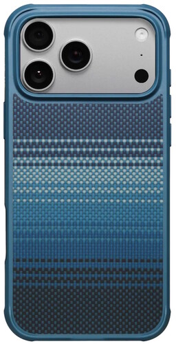 Купить Накладка  Pitaka Aramid ProGuard Case для Apple iPhone 17 Pro Max синий/голубой, черный  5641013. Характеристики, отзывы и цены в Донецке