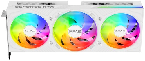 Купить Видеокарта KFA2 GeForce RTX 5070 Ti ROCK(X) OC 3FAN RGB White [57IZN6MDBVGK]  5619421. Характеристики, отзывы и цены в Донецке