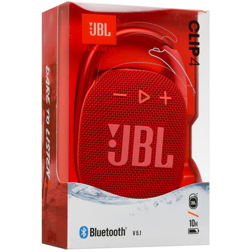Купить Портативная колонка JBL CLIP 4, красный  5045862. Характеристики, отзывы и цены в Донецке