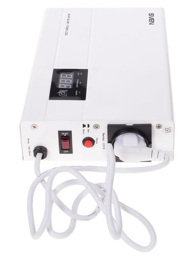 Купить Стабилизатор напряжения SVEN AVR SLIM-1000  1020778. Характеристики, отзывы и цены в Донецке