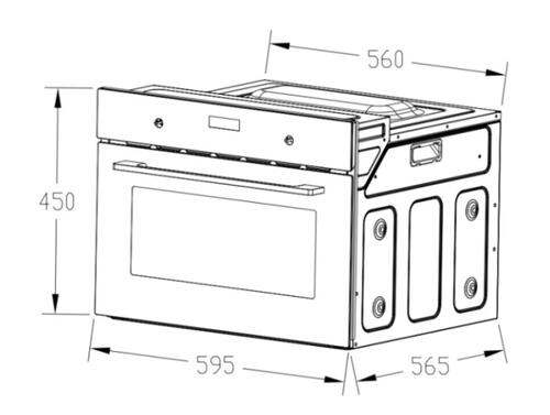 Купить Электрический духовой шкаф Haier HOY-P09NCGW белый  9989896. Характеристики, отзывы и цены в Донецке