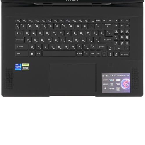 Купить 17.3" Ноутбук MSI Stealth 17 Studio A13VH-057RU черный  5094193. Характеристики, отзывы и цены в Донецке