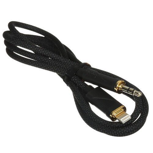 Купить Кабель   Hoco Lightning - jack 3.5 мм черный  5635267. Характеристики, отзывы и цены в Донецке