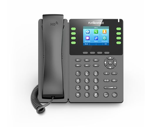 Купить Телефон VoIP Flyingvoice P23GW серый  9089010. Характеристики, отзывы и цены в Донецке