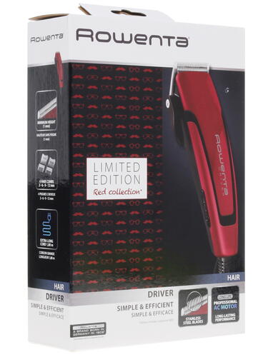 Купить Машинка для стрижки Rowenta Lipstick TN 1604 красный/черный  1152073. Характеристики, отзывы и цены в Донецке