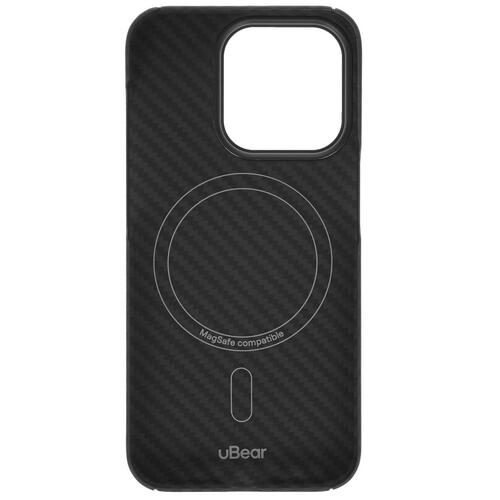 Купить Накладка  uBear Supreme Kevlar для Apple iPhone 15 Pro черный/серый  5460645. Характеристики, отзывы и цены в Донецке
