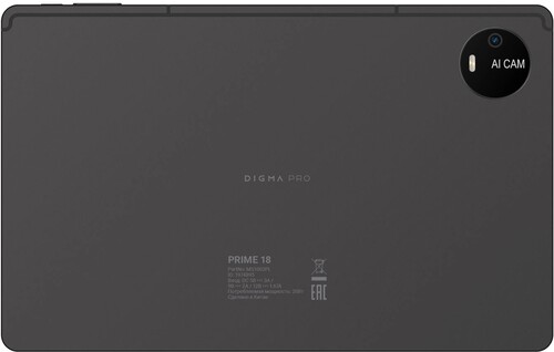Купить 11" Планшет Digma Pro PRIME 18 LTE 256 ГБ серый  5484640. Характеристики, отзывы и цены в Донецке