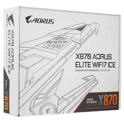Купить Материнская плата GIGABYTE X870 AORUS ELITE WIFI7 ICE  5492074. Характеристики, отзывы и цены в Донецке