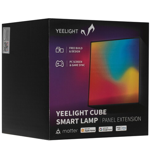 Купить Настольный светильник Yeelight Cube-Desktop Atmosphere Light Panel черный  5602313. Характеристики, отзывы и цены в Донецке