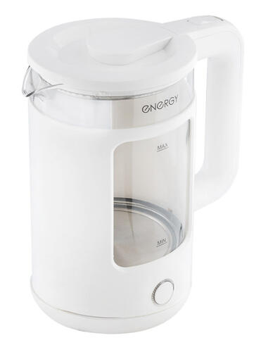 Купить Электрочайник Energy E-256 белый  9088424. Характеристики, отзывы и цены в Донецке