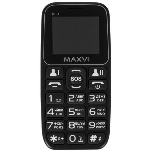 Купить Сотовый телефон Maxvi B110 черный  9064650. Характеристики, отзывы и цены в Донецке
