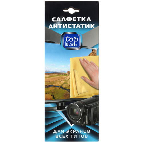 Купить Салфетка из микрофибры TOP HOUSE Антистатик  9209690. Характеристики, отзывы и цены в Донецке