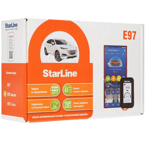 Купить Автосигнализация StarLine E97 GSM-GPS CAN FD  5483810. Характеристики, отзывы и цены в Донецке