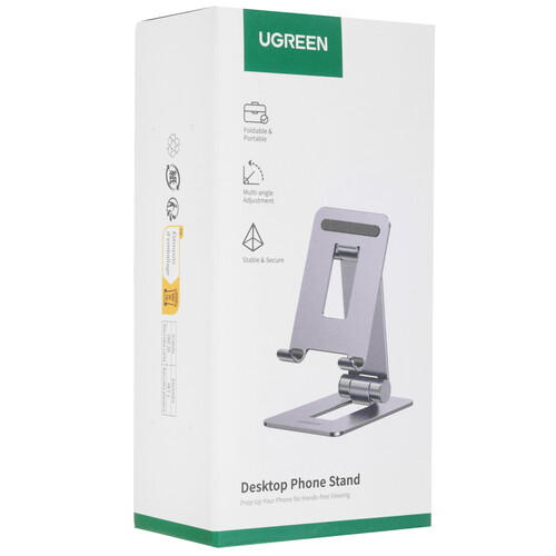 Купить Держатель настольный Ugreen LP678 серебристый  9155094. Характеристики, отзывы и цены в Донецке