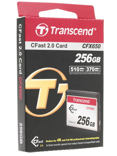 Купить Карта памяти Transcend CFast 2.0 256 ГБ [TS256GCFX650]  1108674. Характеристики, отзывы и цены в Донецке
