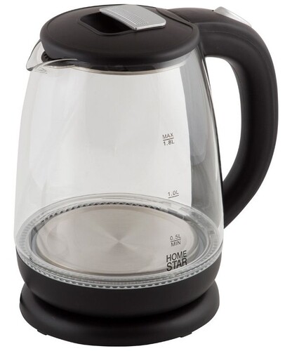 Купить Электрочайник Homestar HS-1018 черный  8169820. Характеристики, отзывы и цены в Донецке
