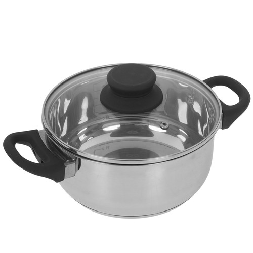 Купить Кастрюля Appetite Polly HU14203 2 л 18 см серый  9294706. Характеристики, отзывы и цены в Донецке