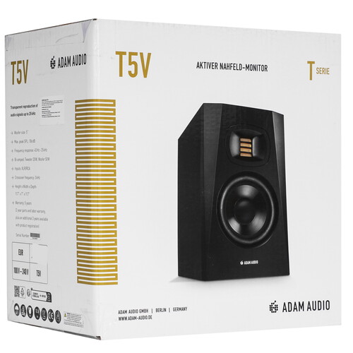 Купить Активный монитор ADAM AUDIO T5V черный  5469163. Характеристики, отзывы и цены в Донецке