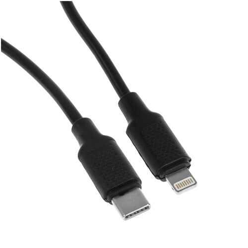 Купить Кабель круглый Cablexpert Lightning 8-pin - USB Type-C черный 1 м  5485429. Характеристики, отзывы и цены в Донецке
