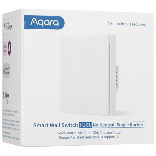 Купить Умный выключатель Aqara H1 EU WS-EUK01  5338266. Характеристики, отзывы и цены в Донецке