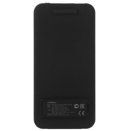 Купить Портативный аккумулятор Rombica NEO Wireless PD черный  9153285. Характеристики, отзывы и цены в Донецке