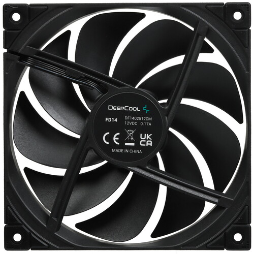 Купить Вентилятор DEEPCOOL FD14 [R-FD14-BKNPN1-G] черный  5496114. Характеристики, отзывы и цены в Донецке