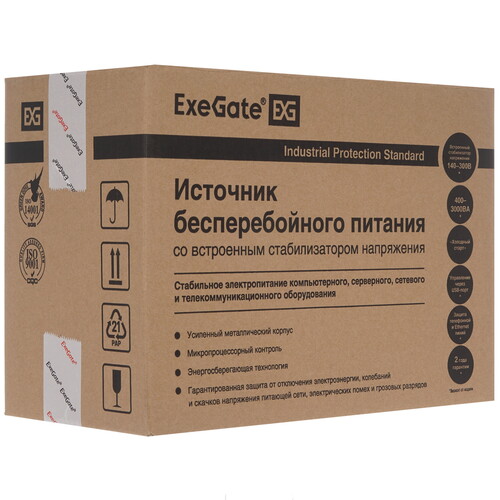 Купить ИБП ExeGate SpecialPro Smart LLB-2200.LCD.AVR.EURO.RJ.USB  8195196. Характеристики, отзывы и цены в Донецке