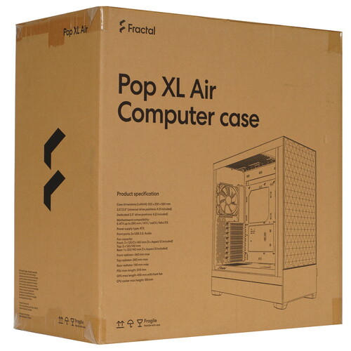 Купить Корпус Fractal Design Pop XL Air RGB  5080274. Характеристики, отзывы и цены в Донецке