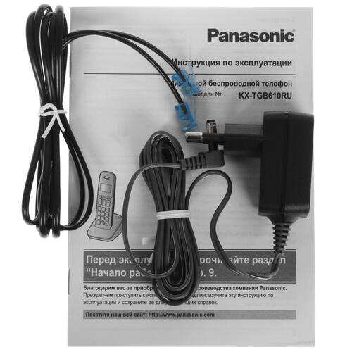 Купить Телефон беспроводной (DECT) Panasonic KX-TGB610RUB  4861137. Характеристики, отзывы и цены в Донецке