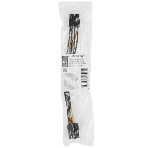 Купить Переходник для питания Cablexpert CC-PSU-68-20CM  5452361. Характеристики, отзывы и цены в Донецке