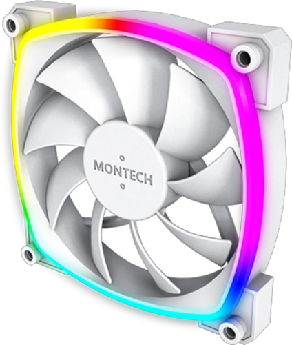 Купить Комплект вентиляторов Montech AX120 [AX120W3P] белый  5620642. Характеристики, отзывы и цены в Донецке