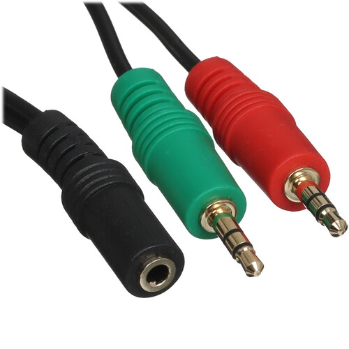 Купить Разветвитель   Telecom 3.5 mm jack - 3.5 mm jack x2 черный  5471365. Характеристики, отзывы и цены в Донецке