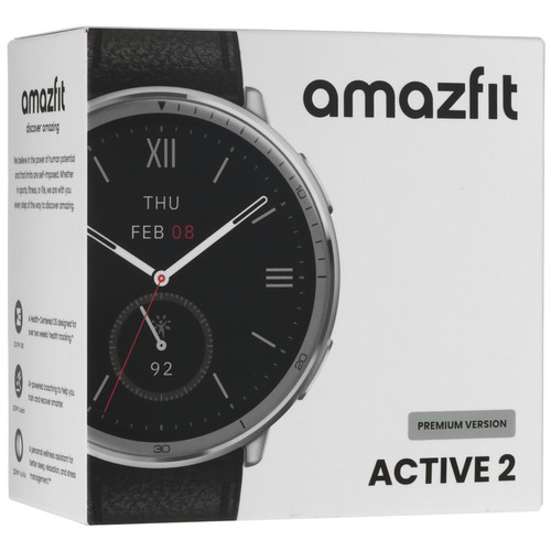 Купить Смарт-часы Amazfit Active 2 Premium + доп. ремешок  5616842. Характеристики, отзывы и цены в Донецке