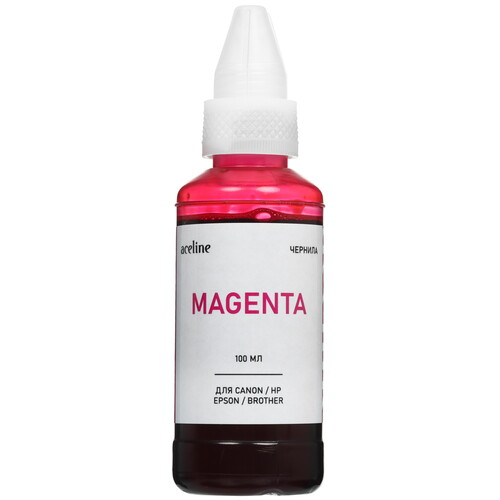 Купить Чернила водорастворимые Aceline CI1-M пурпурный  9209809. Характеристики, отзывы и цены в Донецке