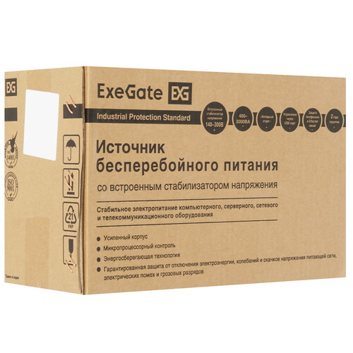 Купить ИБП ExeGate SpecialPro Smart LLB-650.LCD.AVR.2SH.RJ.USB  5418278. Характеристики, отзывы и цены в Донецке