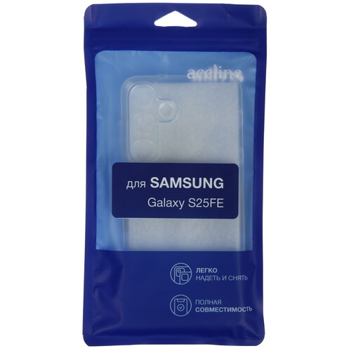 Купить Накладка  Aceline Silicone для Samsung Galaxy S25 FE прозрачный  9294053. Характеристики, отзывы и цены в Донецке