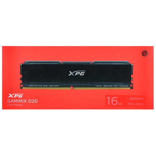 Купить Оперативная память ADATA XPG GAMMIX D20 [AX4U360016G18I-CBK20] 16 ГБ  4847393. Характеристики, отзывы и цены в Донецке