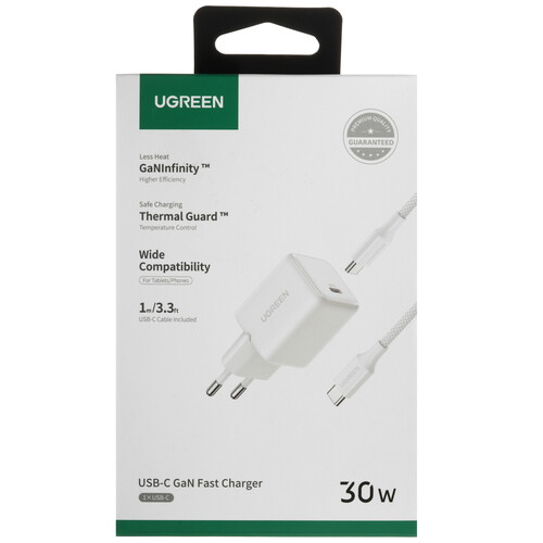 Купить Сетевое зарядное устройство Ugreen X513 белый  5626000. Характеристики, отзывы и цены в Донецке