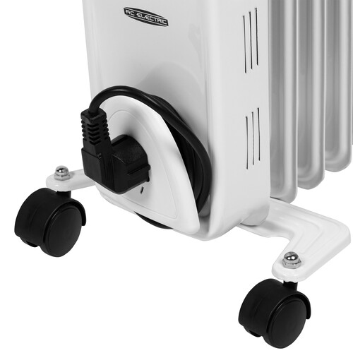 Купить Масляный обогреватель AC ELECTRIC AOH/BM-07BW 1500 белый  9199757. Характеристики, отзывы и цены в Донецке