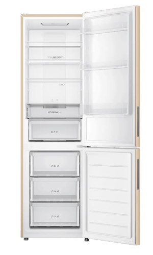Купить Холодильник с морозильником   Haier CEF538CGG золотистый  9291527. Характеристики, отзывы и цены в Донецке