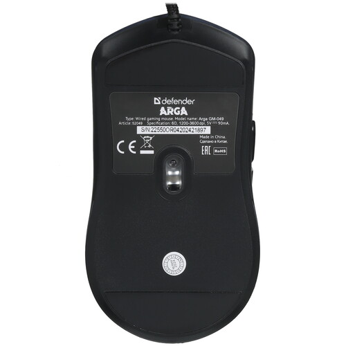 Купить Мышь+коврик проводная Defender Arga GM-049  5478263. Характеристики, отзывы и цены в Донецке