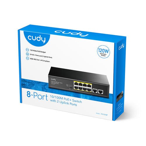 Купить Коммутатор Cudy FS1010P  9046054. Характеристики, отзывы и цены в Донецке