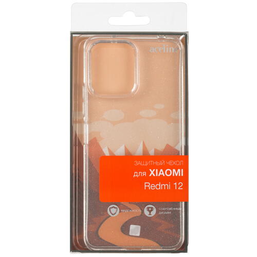 Купить Накладка  Aceline Shiny для Xiaomi Redmi 12 прозрачный  5428300. Характеристики, отзывы и цены в Донецке