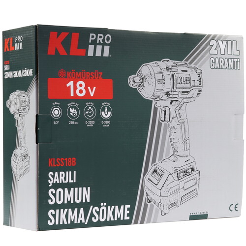 Купить Гайковерт KLPRO KLSS18B-50  9153972. Характеристики, отзывы и цены в Донецке