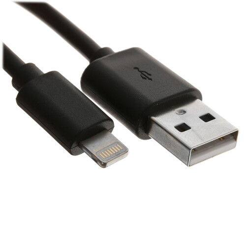 Купить Кабель круглый FinePower Lightning 8-pin - USB 2.0 Type-A черный  1610306. Характеристики, отзывы и цены в Донецке