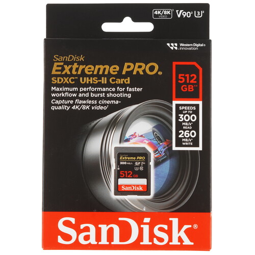Купить Карта памяти SanDisk Extreme Pro SDXC 512 ГБ [SDSDXDK-512G-GN4IN]  5470870. Характеристики, отзывы и цены в Донецке