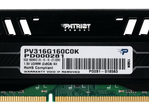 Купить Оперативная память Patriot Viper 3 [PV316G160C0K] 16 ГБ  1069062. Характеристики, отзывы и цены в Донецке