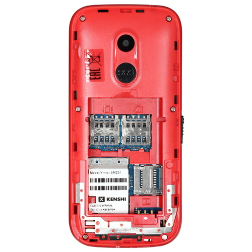 Купить Сотовый телефон KENSHI SM231 красный/черный  9045568. Характеристики, отзывы и цены в Донецке