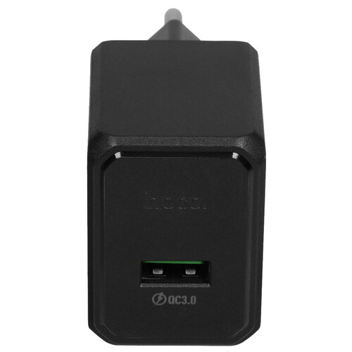 Купить Сетевое зарядное устройство Hoco CS12A черный  5474728. Характеристики, отзывы и цены в Донецке