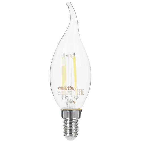 Купить Лампа филаментная Smartbuy C37-8Вт/6000К/E14  9192831. Характеристики, отзывы и цены в Донецке